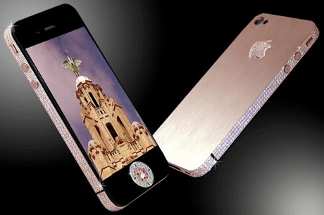 Iphone 4 diamond rose