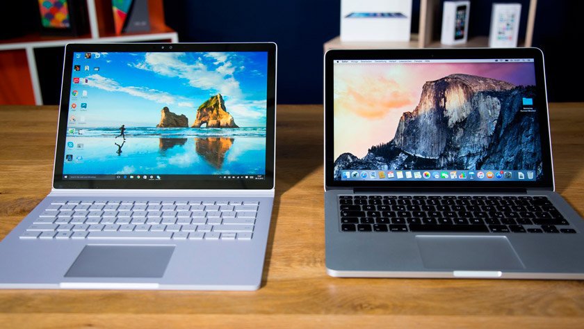 Usuarios prefieren una Surface en lugar de Mac